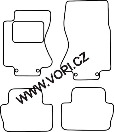 Autokoberce Jaquar S-type 04/2002 - 2008 Perfectfit (2203)